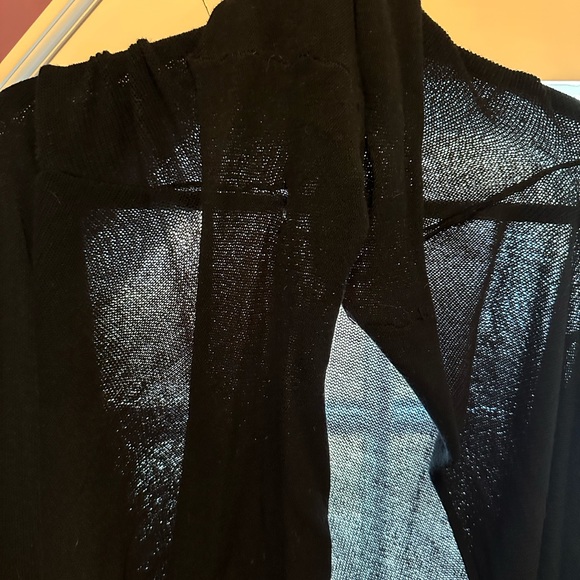 Shawl neck open cardigan duster - Picture 5 of 8